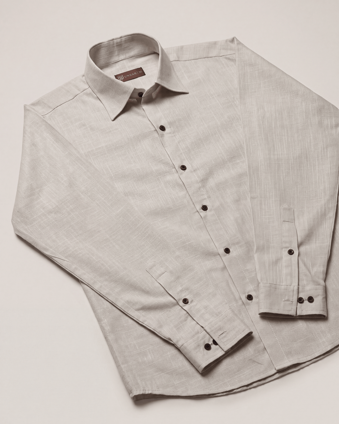 IVORY PEARL LINEN SHIRT